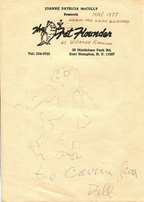 Lot 875 - DE KOONING WILLEM: (1904-1997)