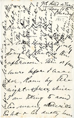 Lot 1110 - JAMES HENRY: (1843-1916)