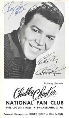 Lot 536 - CHECKER CHUBBY: (1941- )