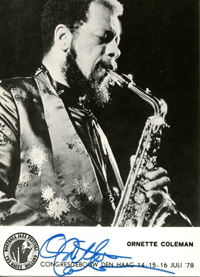 Lot 525 - COLEMAN ORNETTE: (1930-2015)