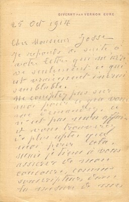 Lot 382 - MONET CLAUDE: (1840-1926)