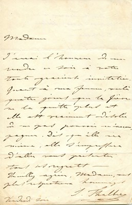 Lot 361 - THALBERG SIGISMOND: (1812-1871)