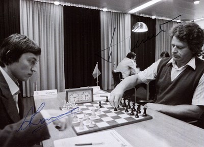 Lot 645 - SPASSKY BORIS & KARPOV ANATOLY