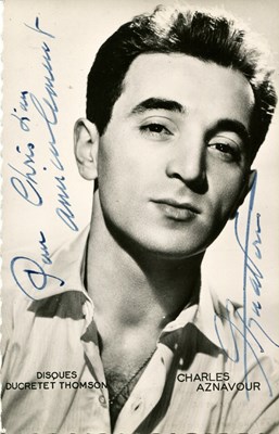 Lot 246 - AZNAVOUR CHARLES: (1924-2018)