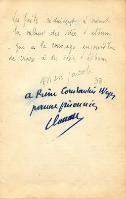 Lot 430 - JACOB MAX: (1876-1944)