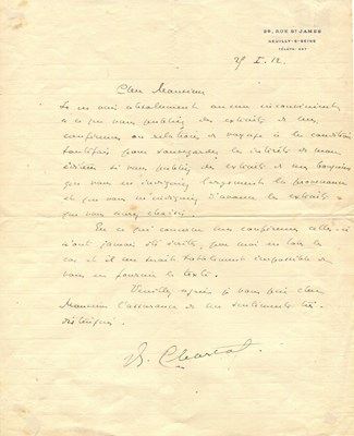 Lot 276 - CHARCOT JEAN BAPTISTE: (1867-1936)