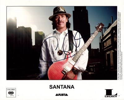 Lot 588 - SANTANA CARLOS: (1947- )