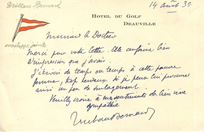 Lot 704 - BERNARD TRISTAN: (1866-1947) (+1)