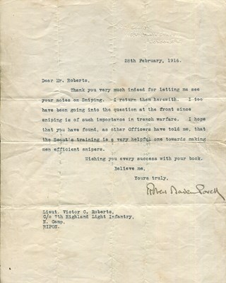 Lot 682 - BADEN-POWELL ROBERT: (1857-1941)