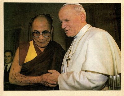 Lot 1045 - DALAI LAMA: (1935- )