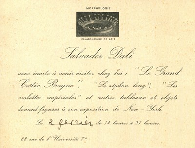 Lot 888 - [DALI SALVADOR]: (1904-1989)