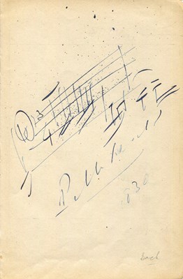 Lot 801 - CASALS PABLO: (1876-1973)