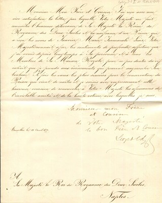Lot 1230 - LEOPOLD I: (1790-1865)