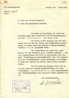 Lot 1181 - HIMMLER HEINRICH: (1900-1945)