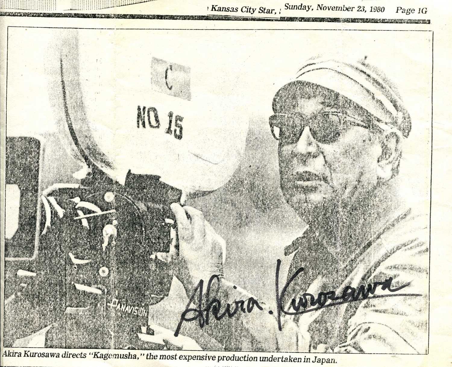 Lot 94 - KUROSAWA AKIRA: (1910-1998)