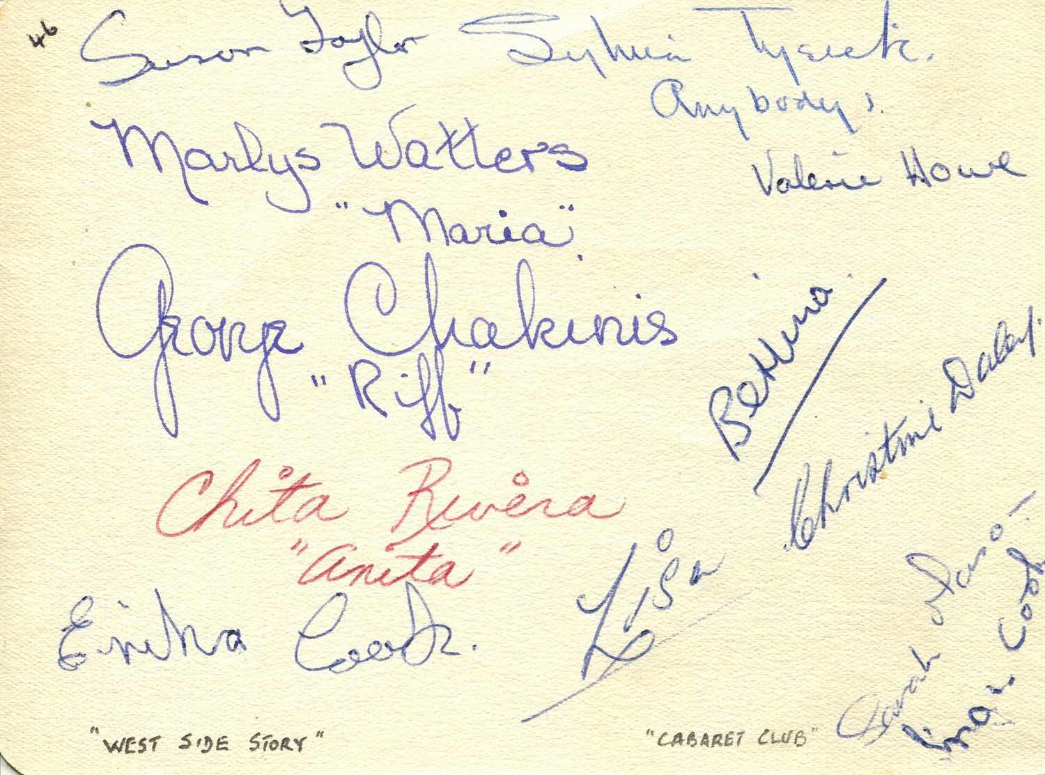 Lot 5 - WEST SIDE STORY