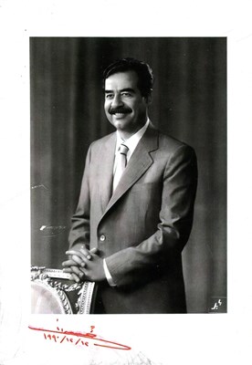 Lot 1317 - HUSSEIN SADDAM: (1937-2006)