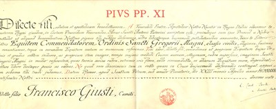 Lot 615 - PIUS XII: (1876-1958)
