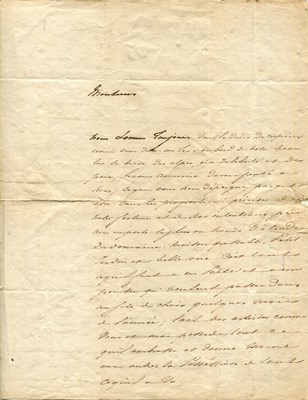 Lot 960 - LAMARTINE ALPHONSE DE: (1790-1869)