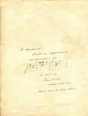 Lot 800 - CASALS PABLO: (1876-1973)