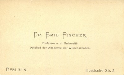 Lot 1078 - [FISCHER EMIL]: (1852-1919)