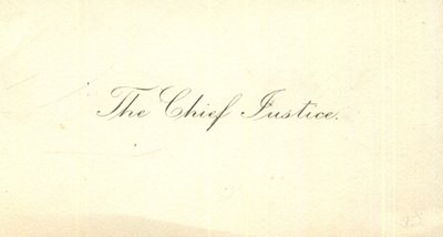 Lot 1100 - VISITING CARDS: (x36)