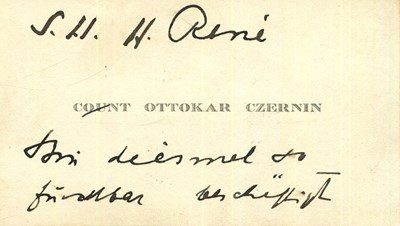 Lot 1092 - VISITING CARDS: (x15)