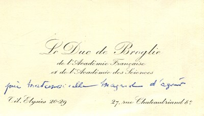 Lot 1093 - VISITING CARDS: (x15)