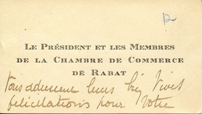 Lot 1095 - VISITING CARDS: (x16)