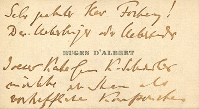 Lot 1090 - VISITING CARDS: (x11)