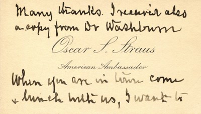 Lot 1087 - VISITING CARDS: (x10)