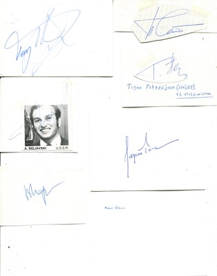 Lot 648 - CHESS GRANDMASTERS: (x12)
