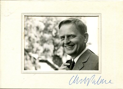 Lot 1283 - PALME OLOF: (1927-1986) (x3 + 4)