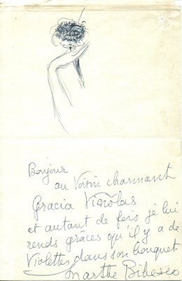 Lot 992 - BIBESCO MARTHE: (1886-1973)
