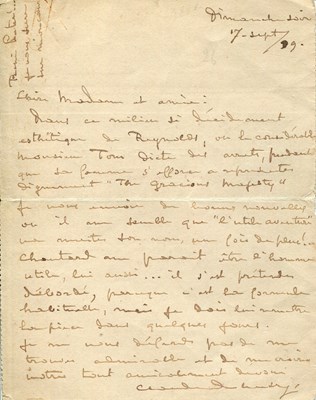 Lot 749 - DEBUSSY CLAUDE: (1862-1918)