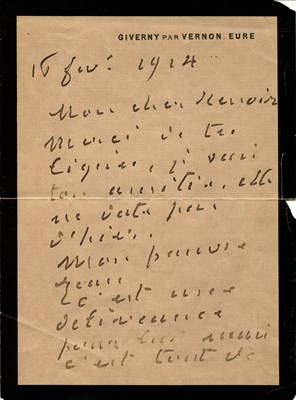 Lot 849 - MONET CLAUDE: (1840-1926)