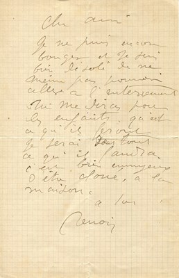 Lot 858 - RENOIR PIERRE-AUGUSTE: (1841-1919)
