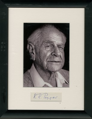 Lot 955 - POPPER KARL: (1902-1994)
