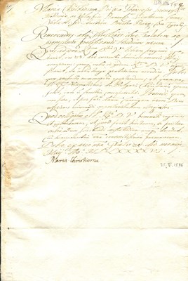 Lot 1239 - MARIA CHRISTINA PRINCESS OF TRANSYLVANIA: (1574-1621)