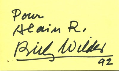 Lot 90 - FILM DIRECTORS: (x2)
