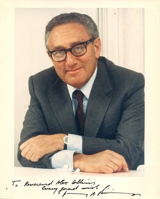Lot 1305 - KISSINGER HENRY: (1923-2023)