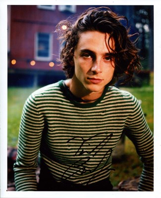 Lot 220 - CHALAMET TIMOTHÉE: (1995- )