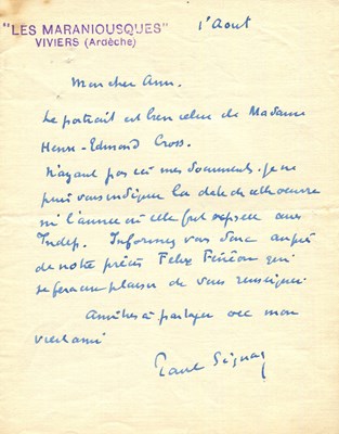 Lot 860 - SIGNAC PAUL: (1863-1935)