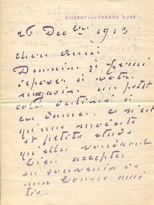 Lot 848 - MONET CLAUDE: (1840-1926)