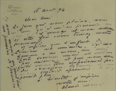 Lot 843 - MONET CLAUDE: (1840-1926)