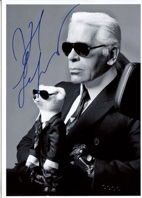 Lot 1325 - LAGERFELD KARL: (1933-2019)