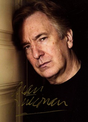 Lot 215 - RICKMAN ALAN: (1946-2016)