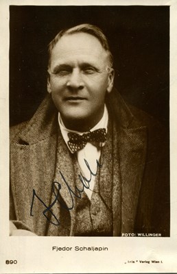 Lot 618 - CHALIAPIN FEODOR: (1873-1938)