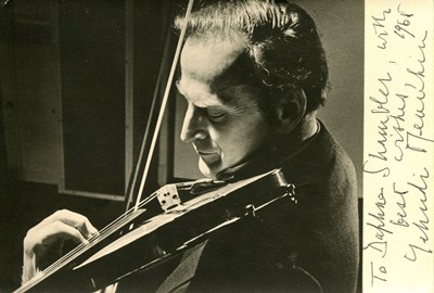 Lot 615 - MENUHIN YEHUDI: (1916-1999)