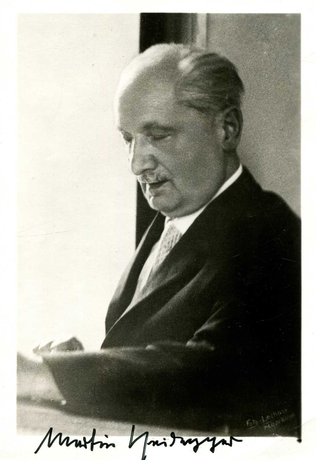 Lot 1057 - HEIDEGGER MARTIN: (1889-1976)